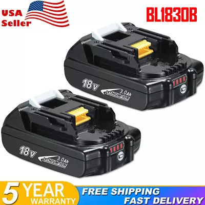  18V 3.0Ah Lithium Battery BL1860 Replacement For Makita BL1830 BL1815 Compact • $30