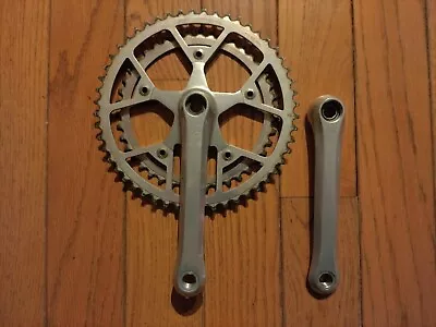 Vintage '84 Campagnolo Triomphe 52/42 Crankset 170mm 116BCD English Threads • $12.18