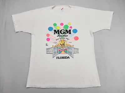 Vintage Metro Goldwyn Mayor MGM Studios Florida T Shirt Large Jerzees • $25.99