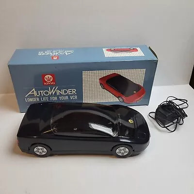 Kinyo AutoWinder VHS Black Car Rewinder Video Cassette 90s KNP • $15