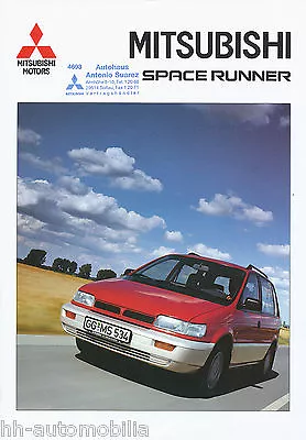 Mitsubishi Space Runner Prospectus 1995 5/95 16 Page Brochure Prospectus Car • $11.85