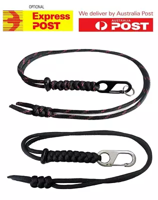 2x Paracord Keychain Lanyard  Buckle High Strength Parachute Cord Key Ring • $9.99