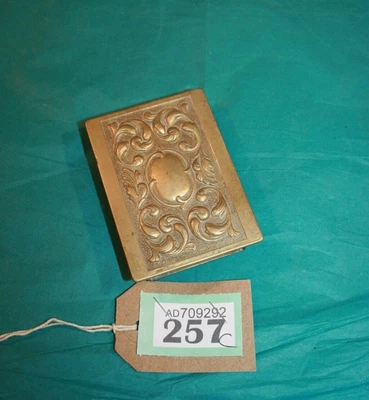 £10 • Buy Antique Vintage Brass Match Box Holder Ref  257C 