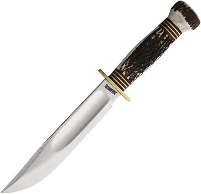 Marbles MR80103 Ideal Stage 6  Stainless Blade Stag Handle Bowie Knife • $121.29