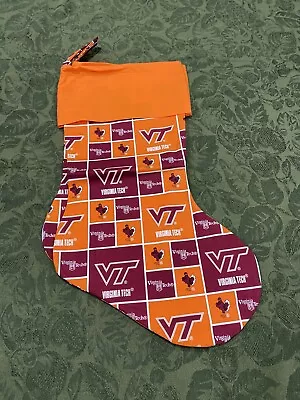 Virginia Tech Christmas Stocking Handmade Gift For NCAA Fans. New • $8