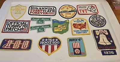 1970 & 80s Vintage Lot Of 14 Various Biking Embroidery Patches  • $20