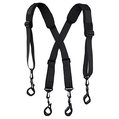 Tool Belt Suspenders Heavy Duty Padded Work Suspenders Tactical Duty Belt • $19.98