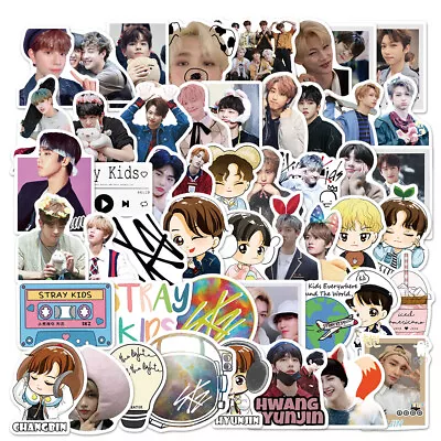 50pcs Stray Kids South Korean Band Decal Stickers Laptop Phone Bottle Skateboard • $3.79