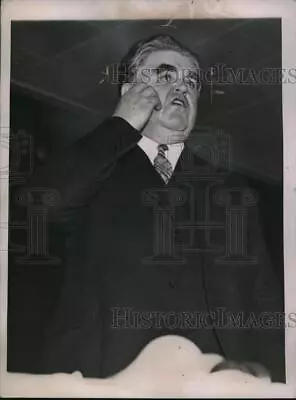 1937 Press Photo John L. Lewis On A Forum In New York City • $19.99