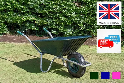 Wheelbarrow Cruiser - Heavy Duty 100-120ltr - Puncture Proof Or Air Tyre • £69.99