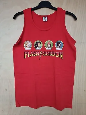 £5.95 • Buy Flash Gordon Comic Character Heads, Men's Vest, Red, Size Medium