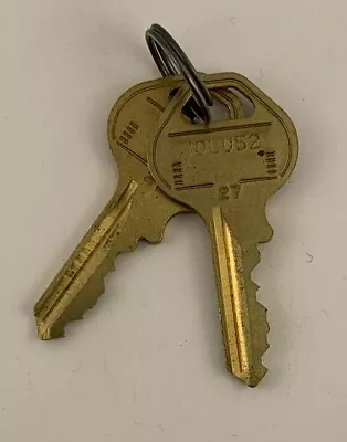 Pairs Of Factory Cut Master Lock 27K M16 Keys For Padlocks • $7.95