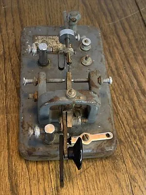 McElroy Telegraph Apparatus Mac Key Telegraph Key Bug • $145