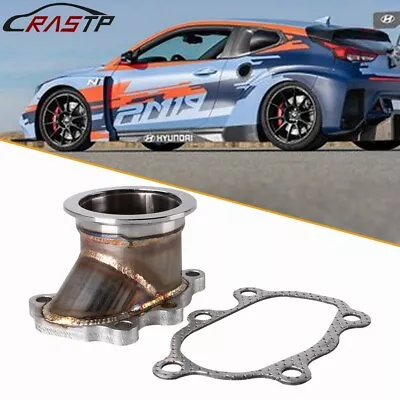 Turbo Down GT25 GT28 T25 T28 5 Bolt Flange To 2.5  Inch 63mm V Band Adapter • $26.88