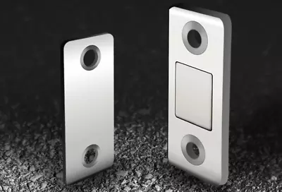 £3.28 • Buy Ultra Thin Door Catch Latch Magnetic Cabinet Cupboard Glass Suction Stopper