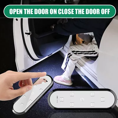 Wireless USB Flashing Led Light Auto Car Door Accessories Magnetic Rechargeable • $22.56