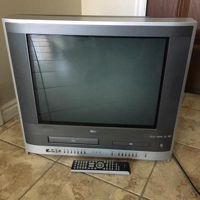 $160 • Buy Toshiba MW20F52 TV/VHS/DVD Combo 20  CRT Gaming Television W Remote *PICKUP ONLY