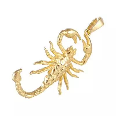 Scorpion Pendant | Yellow Gold 10K | 2.5 Inches • $2380