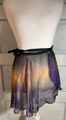 NEW Watercolor Dancewear Purple Adult Ballet Wrap Skirt ~ OS • $24.95