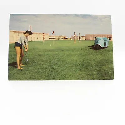 Las Vegas Nevada Hacienda Golf Course Vintage Postcard Women Playing Golf • $6.99
