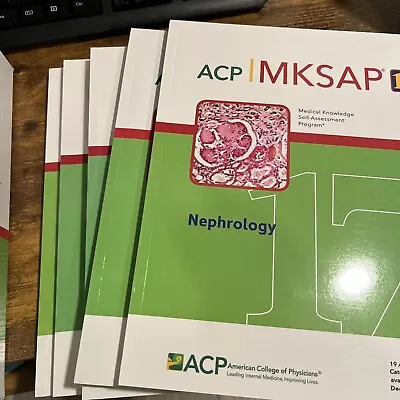 ACP MKSAP 17 PART B  Medical Knowledge Self-Assessment Program 5 Book Box Set • $24