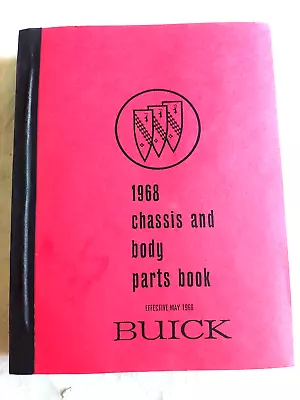 1968 Buick Dealer Chassis & Body Parts Book Catalog Skylark GS Wildcat Riviera • $49.95