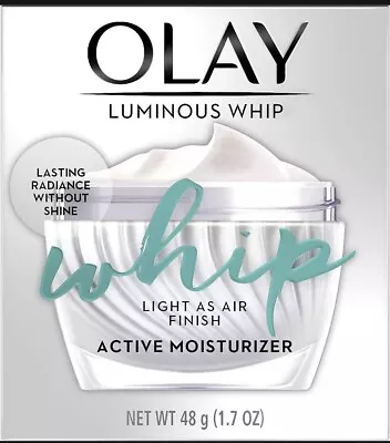 Olay Luminous Whip Active Face Moisturizer 48 G (1.7 Oz) NEW • $34.09