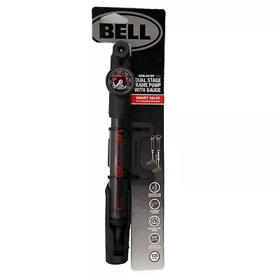 Bell AIRBLASTER 850 Dual Stage Air Pump W/Gauge Bike Bicycle Frame Mountable • $16.12