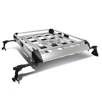 50 X38  Silver Aluminum CAR/ SUV Roof Rack Cargo Basket Carrier + 54  Cross Bar • $98.88