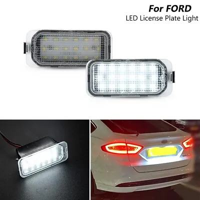 2x LED Error Free License Number Plate Light For Ford MONDEO MK4 IV 4 Fiesta 08- • $11.99