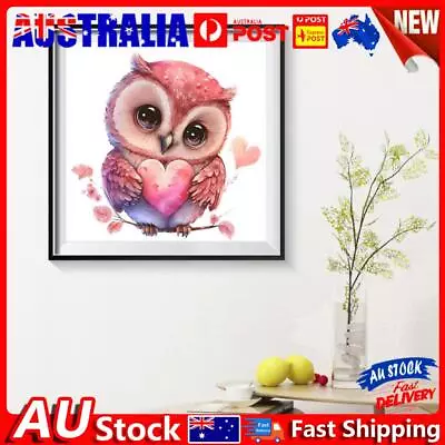 5D DIY Full Round Drill Diamond Painting Flower Owl Kit Home Decoration (B6173) • $10.60