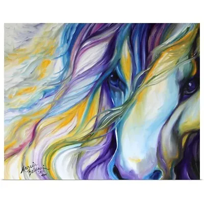 Breeze Equine Abstract Poster Art Print Horse Home Decor • $29.99
