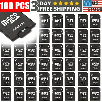 Micro SD Adapter TransFlash TF To SD SDHC Memory Card Adapter Converter Lot US • $4.99