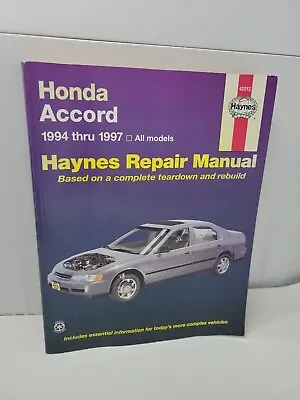 Haynes 42013 Repair Manual For 1994-1997 Honda Accord • $9.95