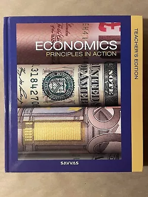 9781418363383 Economics Principles In Action 2022 Hardcover TEACHER EDITION • $75.50