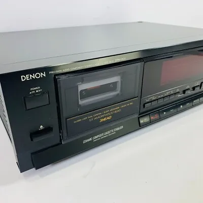 £389 • Buy Denon DRM-800 HoFi Separate 3-Head Single Stereo Cassette Take Deck + Warranty