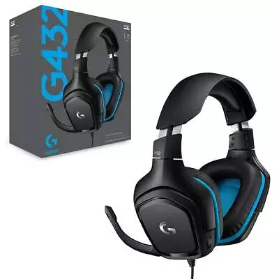 Logitech G432 Wired 7.1 Surround Sound Gaming Headset • $158.95