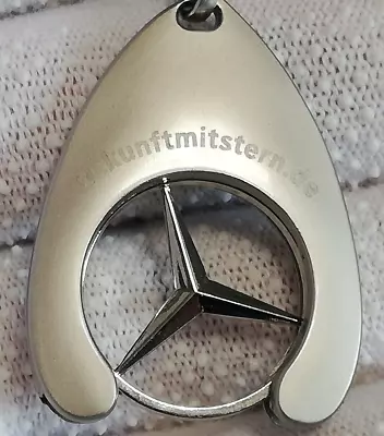 Mercedes Original Metal Keychain + Neck Lanyard • $29.99