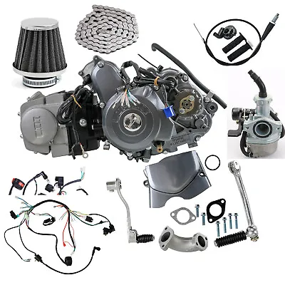 Lifan 125cc Semi Auto Engine Motor Dirt Bike Honda 70cc 110cc CRF50 XR70 CT110 • $539.38