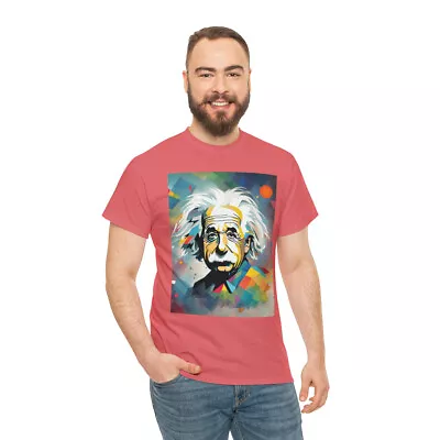 Captivating Einstein Digital Art T-Shirt Wearable Masterpiece For Science Lovers • $18.15