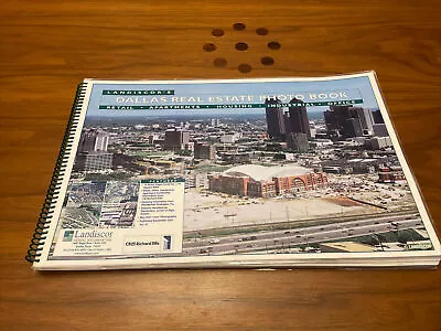 2001 Landiscor Aerial Photomap Book Atlas Dallas Real Estate Surveying - 74 Pgs • £80.42