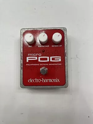 Electro Harmonix Micro POG Polyphonic Octave Generator Guitar Effect Pedal • $195