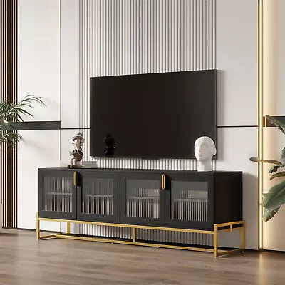 Modern TV Stand Cabinet Entertainment Center TV Media Console For TV Up To 70  • $175.99