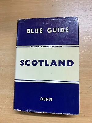 1959  Blue Guide - Scotland  Map Illustrated Small Hardback Book (p3) • £8.99