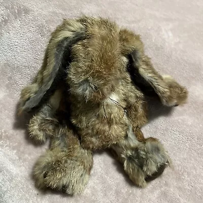 Vintage Bearables By Diane Bellamo Handmade Bunny Wool Mink 12  See Photos • $55.99