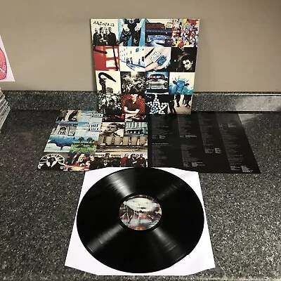 Lp Vinyl U2 Album Achtung Baby 510347-1 Europe 1st Press 1991 Super Copy Ex/ex • $93.24