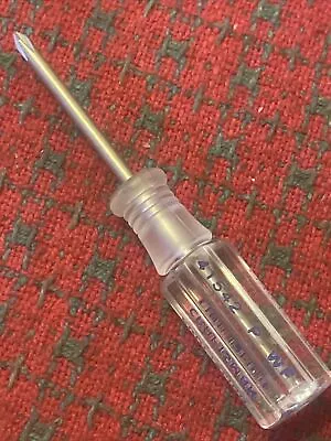 Vintage Craftsman Mini Phillips Screwdriver 41542 Clear USA 🇺🇸.   NOS • $7.99