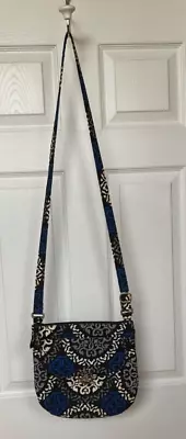 Vera Bradley Canterberry Cobalt Adjustable Crossbody/Shoulder Bag RETIREDpattern • $30
