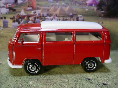 2024 VOLKSWAGEN Exclusive 1970 VW T2 BUS☆red/white ☆Matchbox LOOSE • $4.99