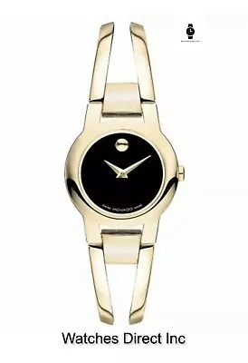 Brand New Movado Amorosa Gold Tone Ladies Swiss Watch 0606946 • $499